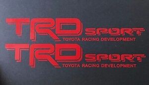 2 Toyota TRD Sport Decal Sticker Racing Development 4x4 Tacoma Tundra Off Road 海外 即決