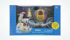 Disney Parks Cinderella Horse & Carriage Play Set New with Box 海外 即決