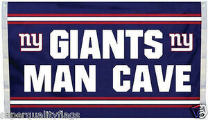 NEW 3x5 ft NY GIANTS MAN CAVE Genuine NFL Licensed NEW YORK FLAG 海外 即決