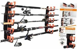 Hikeen Fishing Rod Holders, Fishing Pole Holders for Garage, Wall or Ceiling 海外 即決