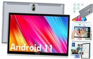 Tablet 10 inch Android 11 Tablet 2022 Latest Update 4G Phone Tablet 64GB + Gray 海外 即決