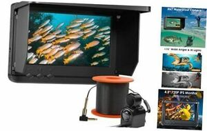 Underwater Fishing Camera with 4.3" IPS Monitor, IP67 Waterproof Fish Finder 海外 即決