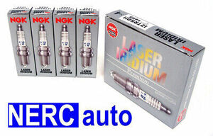 NGK LASER IRIDIUM Iridium Spark Plugs SILZNAR8C7H 93593 Set of 4 海外 即決