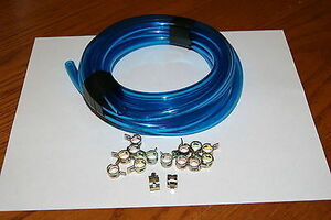 BULTACO ALPINA 125 175 250 350 CLAMPS BLUE FUEL LINE 海外 即決