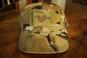 USAF US AIR FORCE MULTICAM OCP I/A E-6 CAMOUFLAGE COMBAT BALLCAP BALL CAP HAT 海外 即決