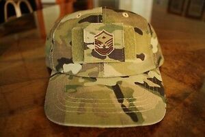 USAF US AIR FORCE MULTICAM OCP I/A E-7 +D CAMOUFLAGE COMBAT BALLCAP BALL CAP HAT 海外 即決