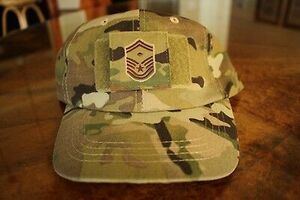 USAF US AIR FORCE MULTICAM OCP I/A E-8 +D CAMOUFLAGE COMBAT BALLCAP BALL CAP HAT 海外 即決