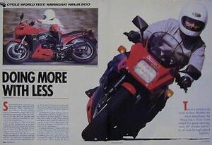 KAWASAKI NINJA 900 Motorcycle Test Article 1984 海外 即決