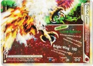 1x Ho-Oh LEGEND bottom - 112/123 - Rare Holo Legend Heavily Played ポケモン HGSS 海外 即決