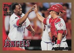 2010 Topps #265 Los Angeles Angels Gold #/2010 海外 即決