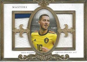 Eden Hazard 2020 Futera Masters 24KT Gold Frame Memorabilia 01/02 Belgium 海外 即決