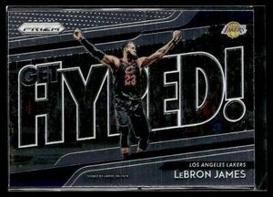 2018-19 Panini Prizm Get Hyped! LeBron James Los Angeles Lakers #4 海外 即決