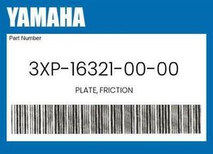 New Genuine Oem Yamaha Plate, Friction - 3Xp-16321-00-00 海外 即決