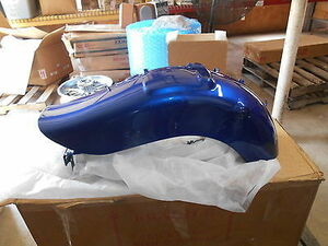 Honda Pearl Apollo Blue Rear Fender (PB304P) 2001 2004 VT1100 80100-MAA-A00ZM 海外 即決