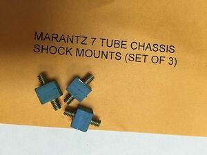 Marantz 7 & 1 Tube Chassis Rubber Isolation Mounts (shock mounts/cushions) 3 pcs 海外 即決