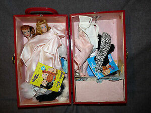1962 Barbie & Midge Time Capsule In Origial Doll Trunk + Numerous Acessories 海外 即決