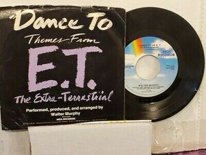 WALTER MURPHY 7" 45 RPM - "Themes From E.T" & "Your Planet Or Mine" w/ps VG cond 海外 即決