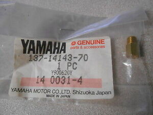 NOS Yamaha Carburetor Main TZ250 TZ350 SC500 TR3 TD3 Jet #350 137-14143-70 Qty 1 海外 即決