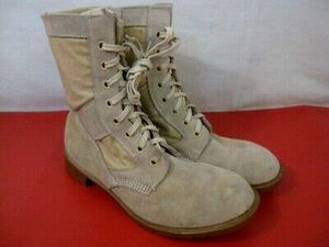 US Army Desert Tan Combat Boots w/Vibram Soles and Nylon Uppers Size 12 M NICE 海外 即決