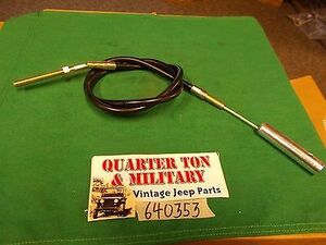 Parking Brake Cable 45-48 fits Willys CJ2A jeep 海外 即決