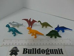 Lot 7 Dinosaur Figure Jurassic Figurine Plastic Stegosaurus T-Rex Toy 海外 即決