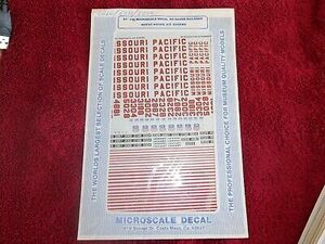 Microscale HO Decals MISSOURI PACIFIC MOPAC Hoods UP Scheme 87-443 海外 即決