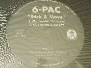 6-PAC Stick & Move 12" obscure 90s hip hop 海外 即決