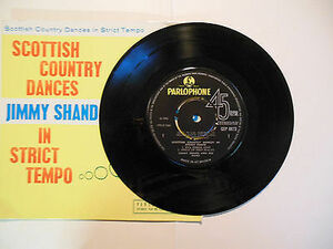 JIMMY SHAND & His Band Scottish Country Dance In Stric Tempo PARLOPHONE 45 海外 即決