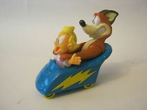 Warner Bros. Fox and Baby In Wild Roller Coaster Action Toy, 1993 (010-11) 海外 即決