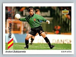 1993 Upper Deck World Cup 94 Preview #93 Andoni Zubizarreta Espana 海外 即決