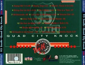 95 SOUTH QUAD CITY KNOCK NEW CD 海外 即決