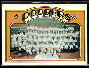 1972 Topps #522 Los Angeles Dodgers TC Baseball 海外 即決