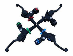 レッド BLACK IGP Elite Pro front brake lever KLX110, KLX110L, CRF50, CRF110, cable 海外 即決