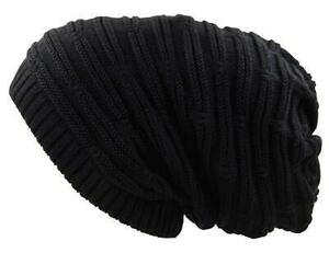 Rasta Stretch Long Beanie Hats (Black) 海外 即決