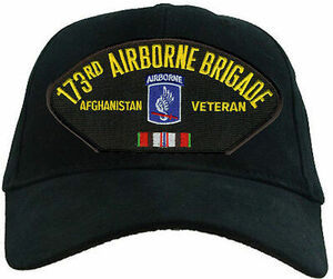 173rd Airborne Brigade Afghanistan Vet with ribbon low profile emblematic cap 海外 即決