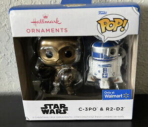 Hallmark 2022 Funko Pop Star Wars C-3PO and R2-D2 Christmas Ornament New 海外 即決