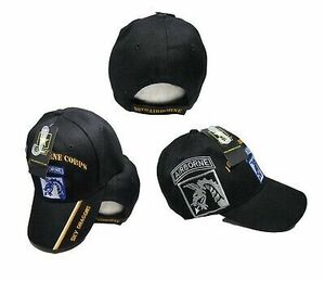 U.S. Army 18th Airborne Shadow Sky Dragons Black Embroidered Cap CAP630 Hat 海外 即決