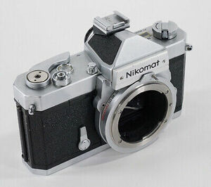 NIKON NIKKORMAT FTN CHROME BODY, METER BAD/220445 海外 即決