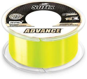 Sufix 604-117L Advance Mono Line 17lb Test, 330yd, Neon Lime, Boxed 海外 即決