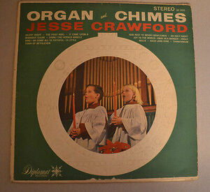 Jesse Crawford Organ and Chimes - Diplomat Record SX1010 LP バイナル 海外 即決