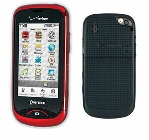 Pantech Hotshot CDM8992- Red (Verizon) Smartphone Cell Phone (Page Plus) 海外 即決