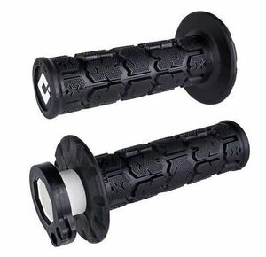 ODI MX V2 ROGUE Lock-On Grips (2&4-Stroke) Motocross -BLACK/BLACK- Made in USA 海外 即決