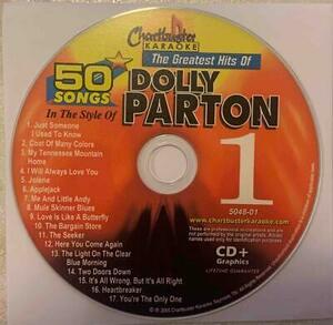 DOLLY PARTON KARAOKE CDG DISC COUNTRY HITS CHARTBUSTER 5048-01 - JOLENE 海外 即決