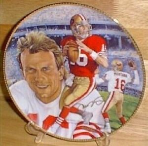 Joe Montana 10 Plate Limited Edition Auto 海外 即決