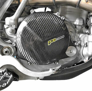 P3 - 715070 - CARBON FIBER CLUTCH COVER HON CRF450R/RX 海外 即決