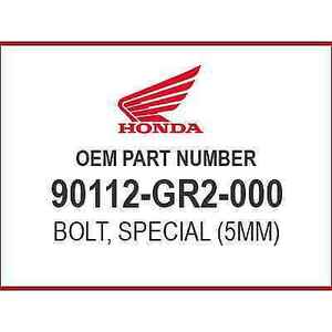 Honda BOLT, SPECIAL (5MM) 90112-GR2-000 OEM NEW 海外 即決