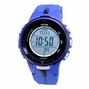 Casio Mens Blue Protrek PRW-3000-2BDR Adventure Solar Watch 海外 即決