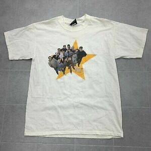 Vintage PRI White Solid Stars on Ice 2000 T-Shirt Adult Size L Made in USA * 海外 即決