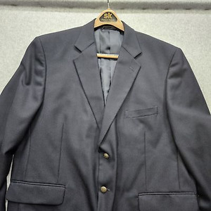 Meeting Street American Suit Store Men's Size 46 Short Dark Blue Business Coat 海外 即決