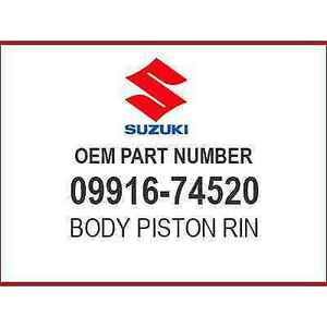 Suzuki BODY PISTON RIN 09916-74520 OEM NEW 海外 即決